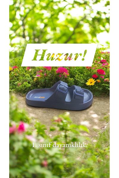 Akınal Bella Konay 282 Double Buckle Eva Large Size Slippers