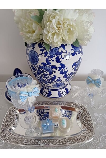 Helvacıoğlu Çikolata Lohusa ,yeni Doğan Sunum Seti, Şerbet Bardağı Kadehi Dek...