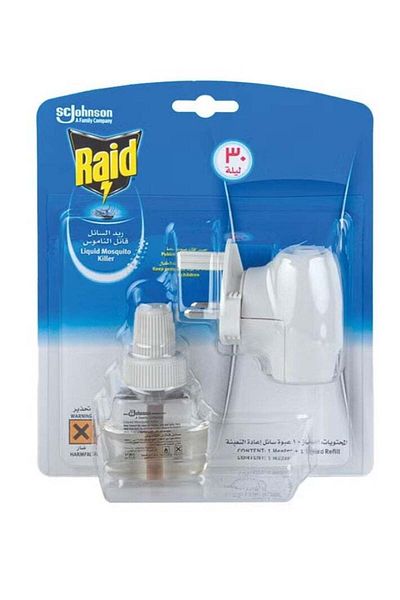 Raid Mosquito Killer Liquid 21.90ml with the device