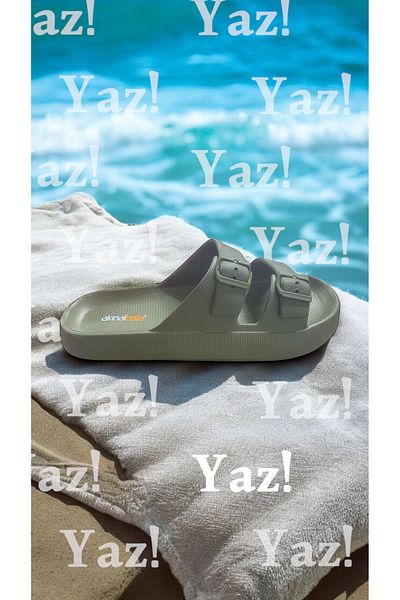 Akınal Bella Konay 282 Double Buckle Eva Large Size Slippers