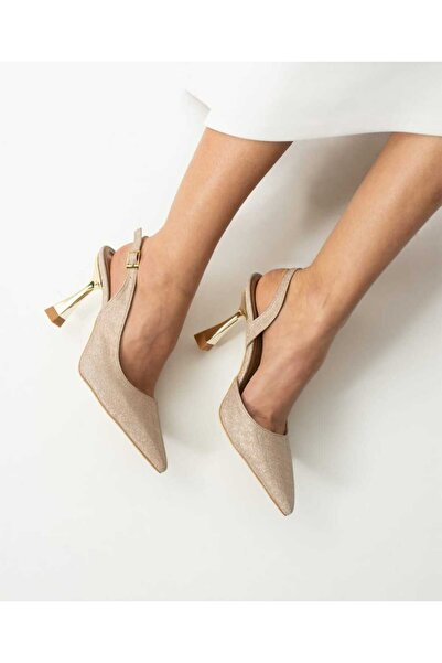 AYDOĞDU by ünal Silvery Women's Heel Shoes Mirror Heel