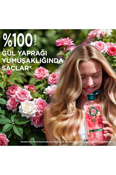 Herbal Essences Kadifemsi Yumuşaklık Gül Kokulu Hepsi Bir Arada Ağırlaştırmayan Sıvı Saç Kremi 145ml