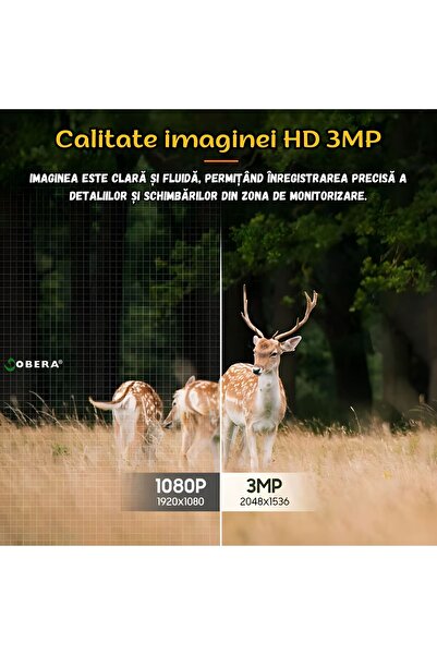 goBERA Solar Surveillance Camera with GPS goBERA®, 3MP, 4G, 5W Solar Panel, IR 940NM, Night Vision,