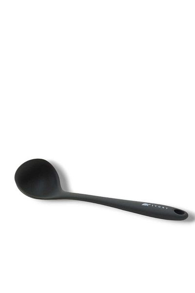 cephome güvenilir alışverişin adresi Silicone Ladle Gray (28cm) 1 Pcs
