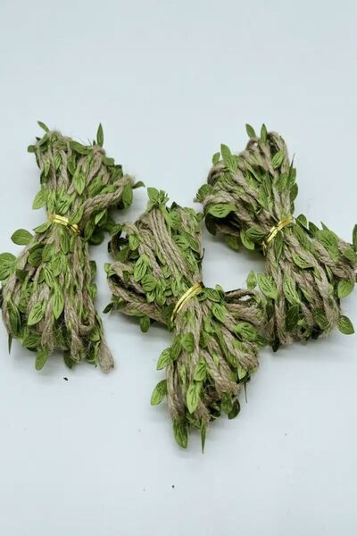 Massaltay خيط قش من أوراق الجوت بطول 5 أمتار - للديكور الأنيق والطبيعي