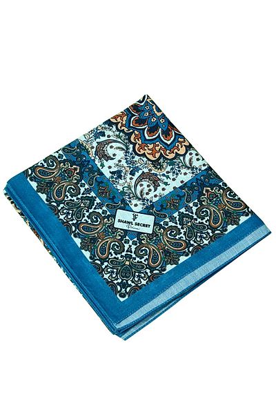 mim eşarp Eșarfă din bumbac Prime cu model etnic 90x90 cm