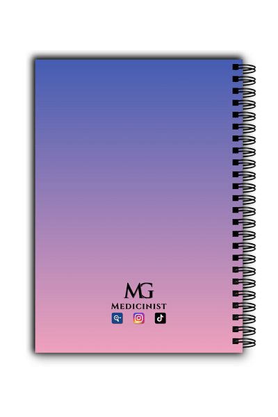 MG Medicinist Medical Notebook A5 - Let Your Light Shine - Vellum Sheets - 80 Sheets