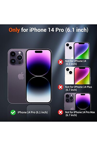 CEPSTOK Apple iPhone 14 Pro Kılıf Hologramlı Pofuduk Darbe Önleyici Silikon Kapak