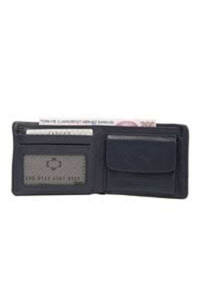 Tergan Δερμάτινο ανδρικό πορτοφόλι Navy Blue 01590m80