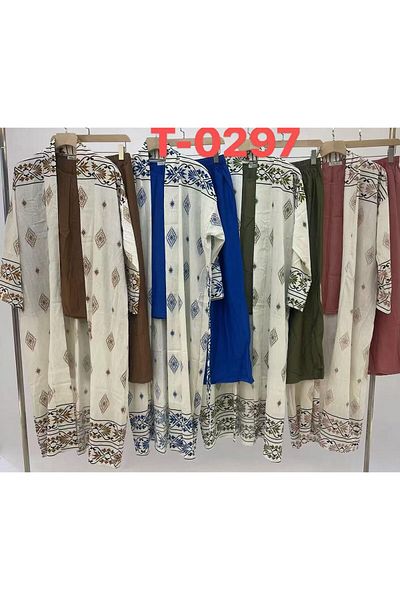 China Women's long open cardigan jalabiya