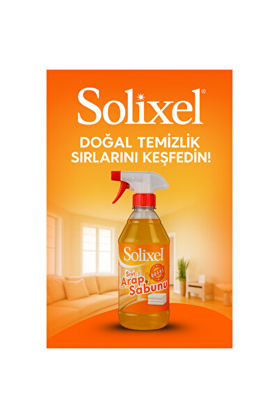 SOLİXEL Kıvamlı Sıvı Arap Sabunu 3 Adet 1 Litre Yeni Nesil Doğal Temizlik