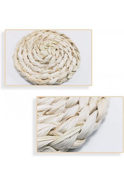 HEIGOO Set de 2 suporturi pentru pahare, plută, natural, 11 x 11 x 1 cm