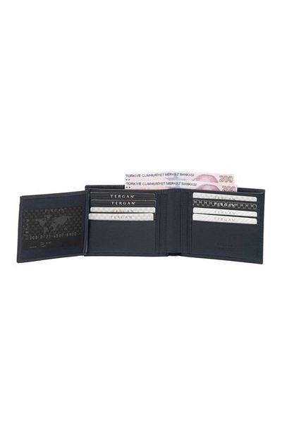Tergan S1ce του 00001464   Ανδρικό Πορτοφόλι - Navy Blue