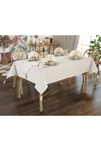 KUM SAATİ Σετ Τραπεζομάντιλο Bohemian Σετ Τραπεζαρίας 26 Τεμαχίων