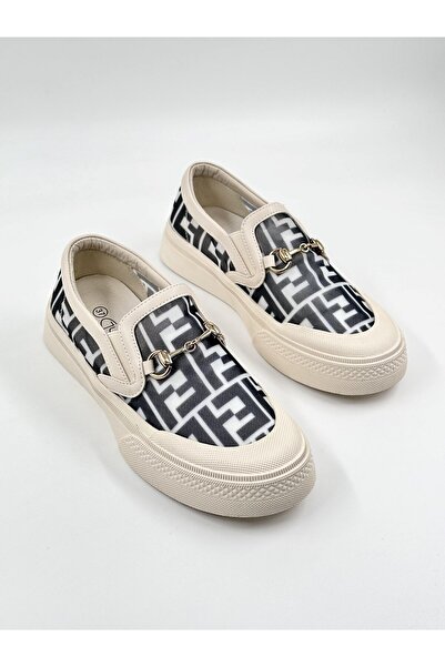 Guja Bej Siyah | Minimalist | Kadın Ayakkabı