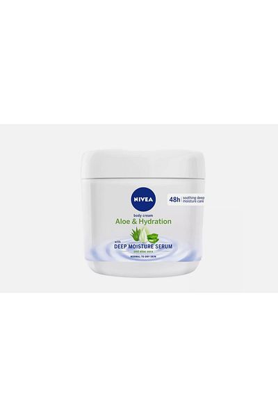 NIVEA Aloe & Hydration – 72h Moisturizing Body Cream with Aloe Vera
