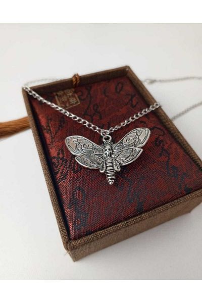Butik Silver Antique Gothic Owl