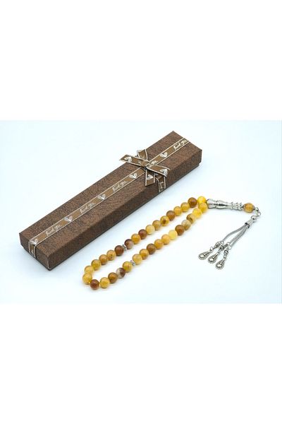 Rosary Silver Brown Tiger Eye Rosary, 925 Sterling Silver