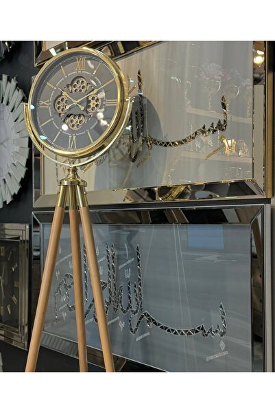 hediye ESTERHOMEDECOR Tripod ayaklı çarklı saat