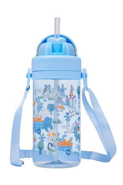 SMIGGLE Rabbit Detailed Strap Small Drink Bottle 400 ml