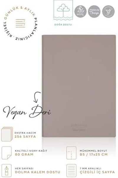 STOREMAX Jvnnastore Flexible Cover Notebook B5 Cream 128 Yp. Striped Trendyfr 646268