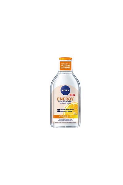 NIVEA Energy – Micellar Water with 3 Antioxidants, 400 ml