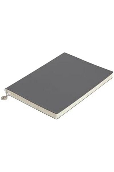 STOREMAX Jvnnastore Classic Flexible Cover Striped Notebook, 14.8X21 cm -Gray Trendyfr 646268