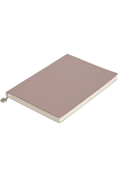 STOREMAX Jvnnastore Classic Flexible Cover Striped Notebook, 14.8X21 cm -Coffee Trendyfr 646268