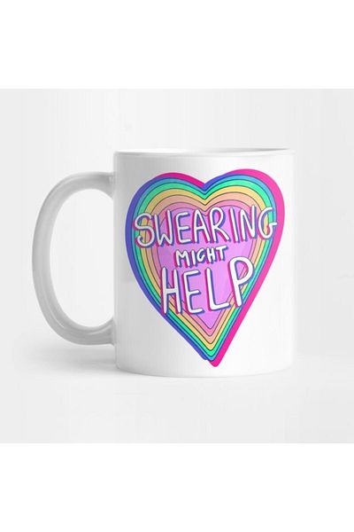 Pixxa Swearing Can Relieve Mug Cup