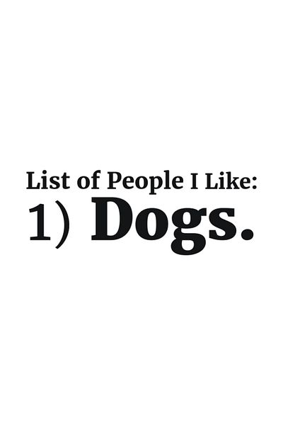 Pixxa People I Like: Dogs Mug