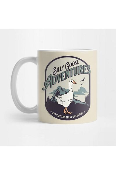 Pixxa Silly Goose Adventures Mug Cup