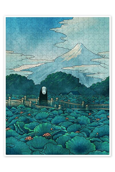 Jeronkarji Kaonashi - Lotus Pond Spirit 500 Parça Puzzle Yapboz Klasik Film Temalı