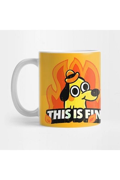 Pixxa This Is Fine Mug