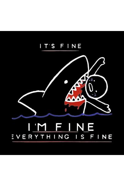 Pixxa It's Fine. I'M Fine Everything Is Fine Mug Cup