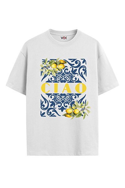 VEK تي شيرت كبير الحجم CIAO للجنسين