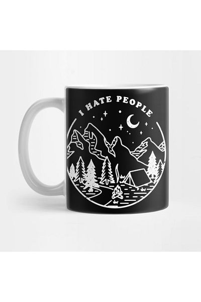 Pixxa I Hate People - Nature Love Mug