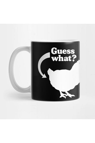 Pixxa Chicken Butt Mug Cup