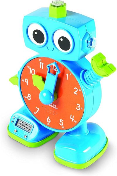 Learning Resources Learning Resources Tock The Learning Clock Pink, 1 Piece, Ages 3+, Educational Talking Clock