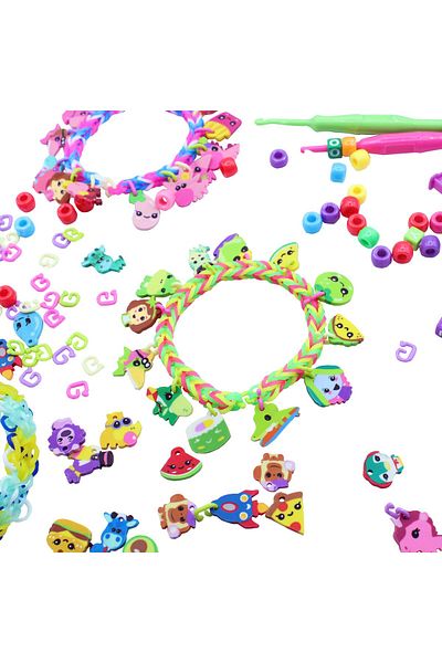 Rainbow Loom Loomi-Pals™ MEGA Set, Features 60 CUTE Assorted LP Charms, Happy Looms, Hooks, Alpha & Pony Beads