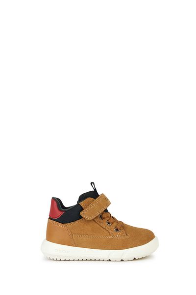 Geox Baby Girl Tan Leather Sports Boots B365Da022Mec2306
