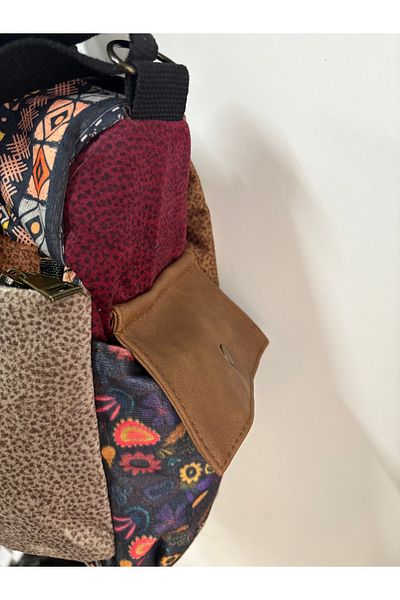 Street Bag Patchwork Etnic Autentic Boem Geantă de umăr Geantă de mână Utilizare zilnică Utilizare în călătorie Geantă de poștaș
