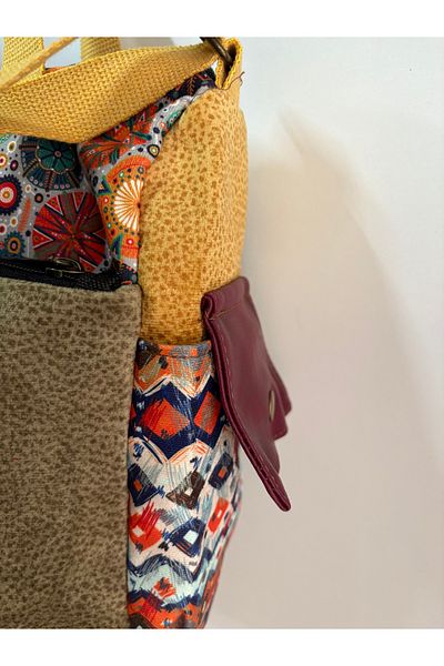Street Bag Patchwork Etnic Autentic Boem Geantă de umăr Geantă de mână Utilizare zilnică Utilizare în călătorie Geantă de poștaș