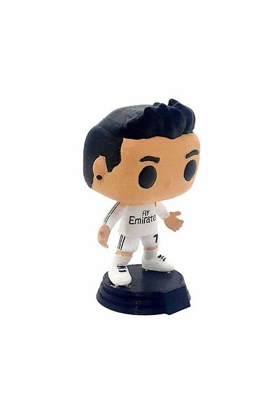 Cochines Funko Pop Style - Cristiano Ronaldo Figure/Bust 3D Figure Made of Healthy Petg Material 13 cm