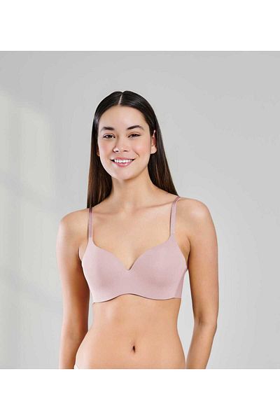 Yeni İnci Thin Strap No Underwire No Support Laser Cut Bra