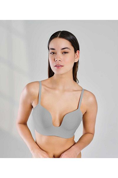 Yeni İnci Laser Cut Bra Without Bones Without Support with Degajel