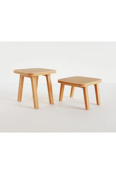 CharmFancy 1/12 Scale Modern Coffee Table Miniature Diorama Goods Accessory Model
