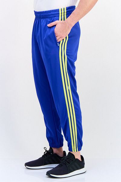 adidas Men Sportswear Fit Brand Logo Outdoor Sweatpants, Blue