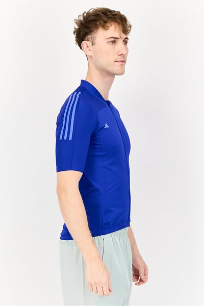 adidas Men Sportwear Fit Short Sleeve Cycling T-Shirt, Blue