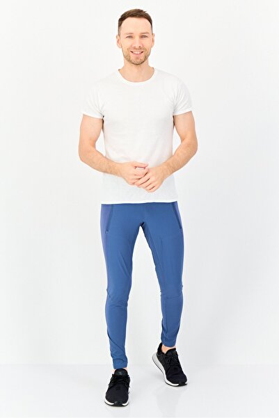 adidas Men Sportswear Fit Outdoor Sweatpants, Teal Blue