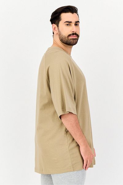 Puma Men Sportswear Fit Short Sleeve Outdoor T Shirt, Khaki